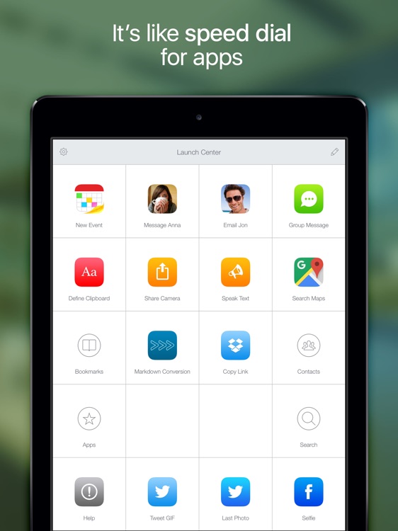 Launch Center Pro for iPad