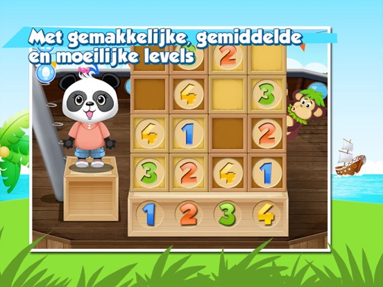 Lola Pandas Fruitwinkel-Sudoku iPad app afbeelding 4