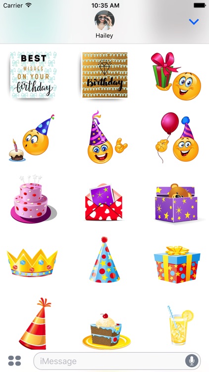 Happy Birthday Stickers & Card screenshot-3