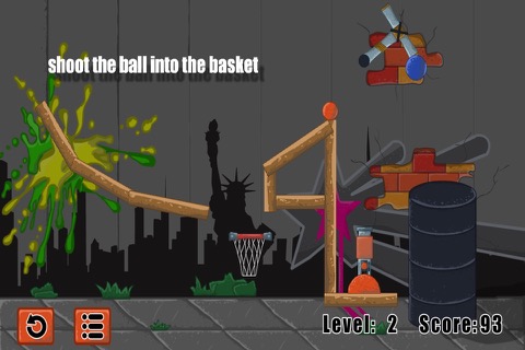 キャノンバスケットボール物理パズルゲームのおすすめ画像3