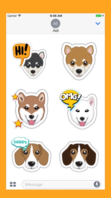 Lovely Dog Stickers Pack