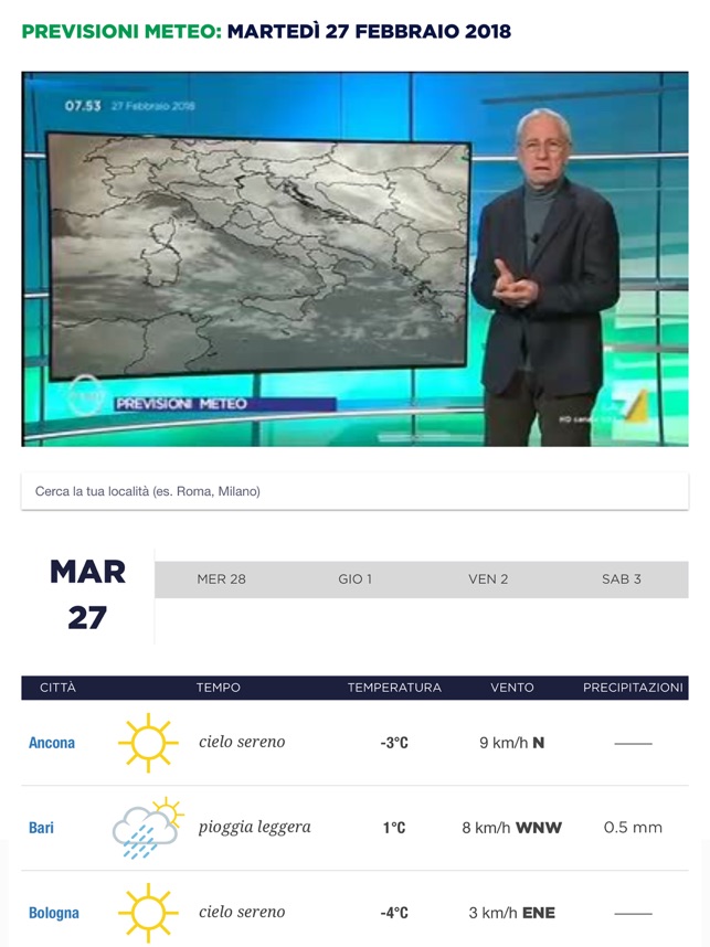 SCARICA TG LA7