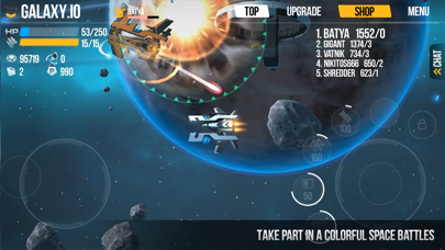 Screenshot #2 pour Galaxy.io Espace Arena