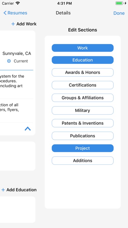 Glever Resume Builder screenshot-4