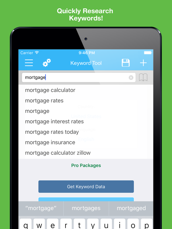 Keyword Tool - SEO Research & Website Content Planner screenshot