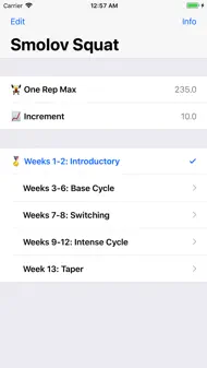 Smolov Squat Program iphone bilder 1