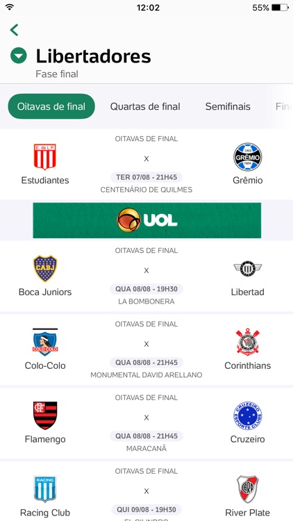 Placar UOL - Futebol 2019 screenshot-3