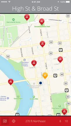 Columbus Bikes — A One-Tap CoGo Bike Share App iPhone image 4