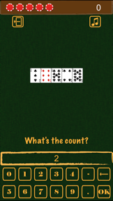 Blackjack Card Counting Practice screenshot