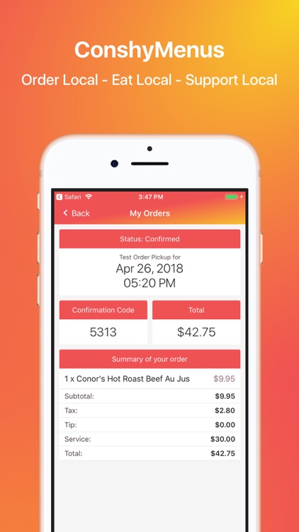 ConshyMenus - Order Online screenshot-4