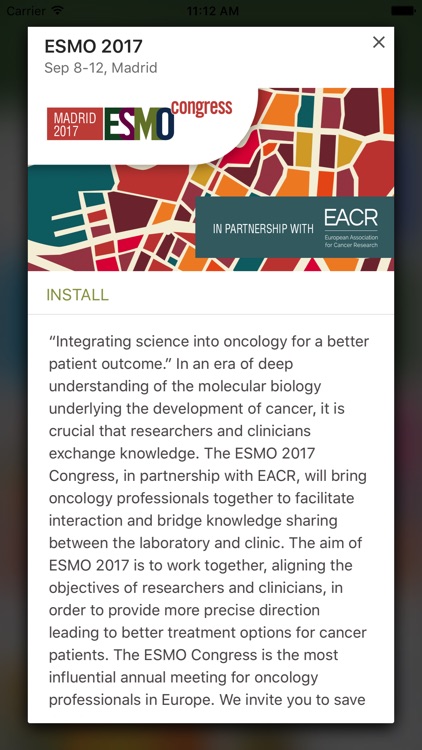 ESMO Events App