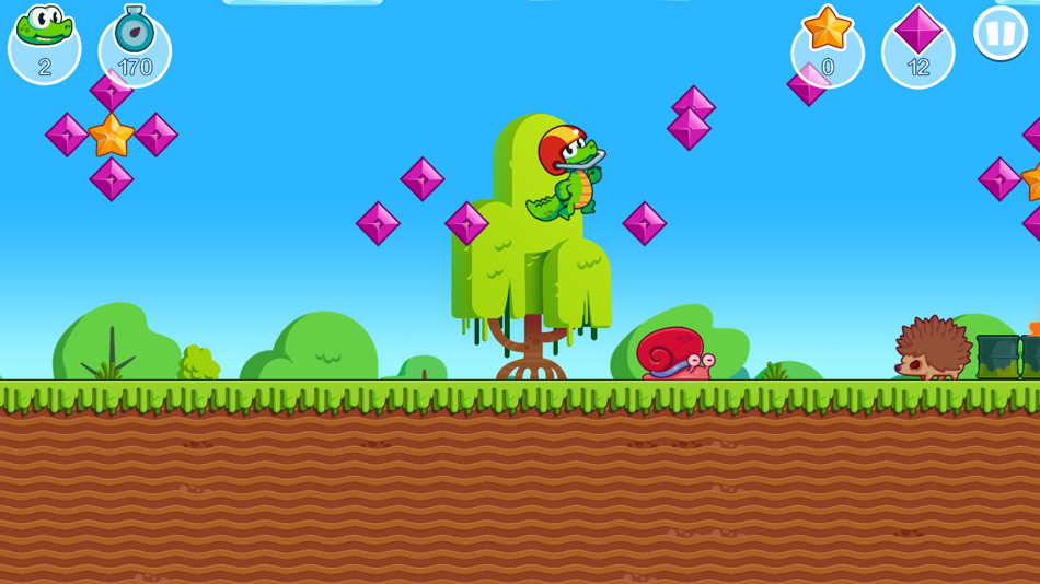 #6. Croc's World Run (iOS) 由: Sprakelsoft GmbH