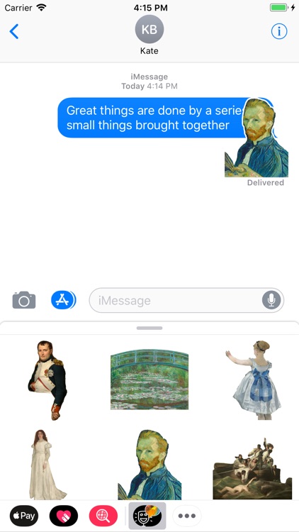 Fine Art Message Stickers