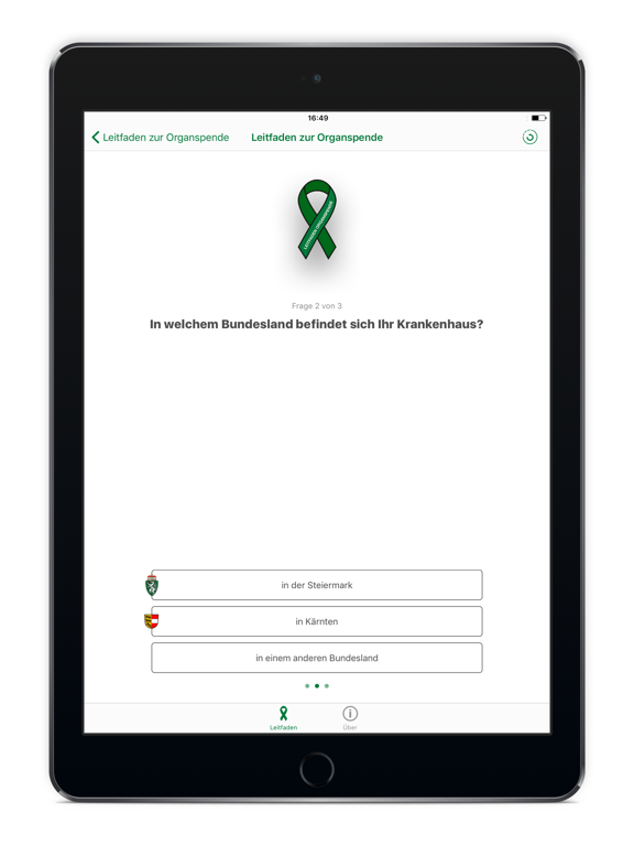 Screenshot #5 pour Leitfaden zur Organspende