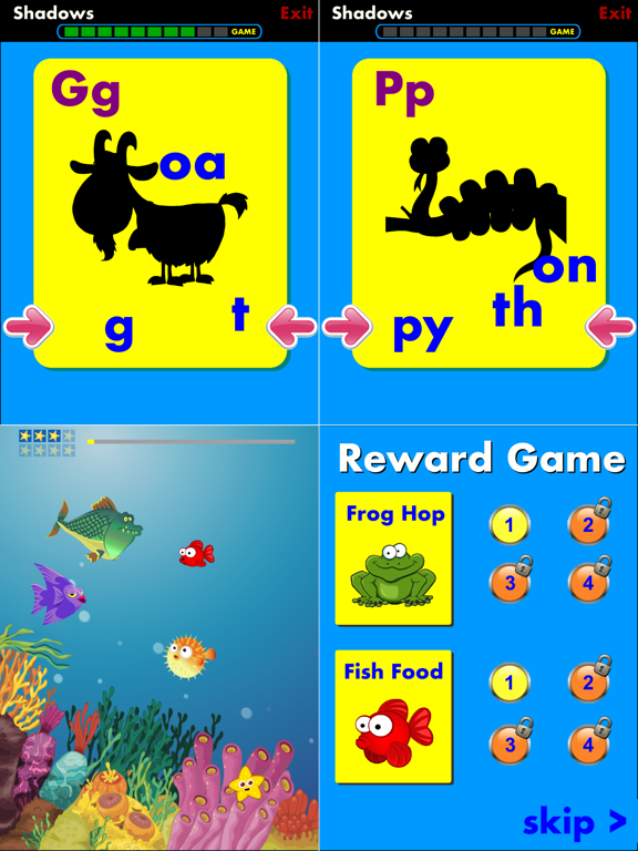 Screenshot #3 for Phonic Flashcards - ANIMALS