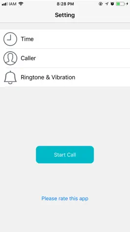 Game screenshot Fake phone call from girl apk