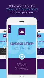 wakeuuup! video alarm roulette iphone screenshot 3