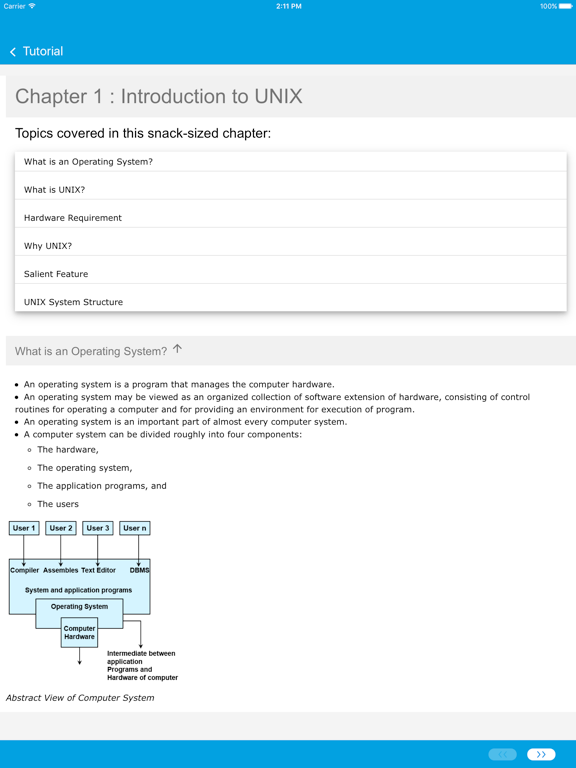 Learn UNIX & Shell Programming iPad screenshot 4 - Education app