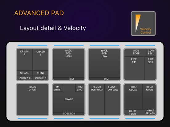 V DRUM iPad screenshot 5 - Music app