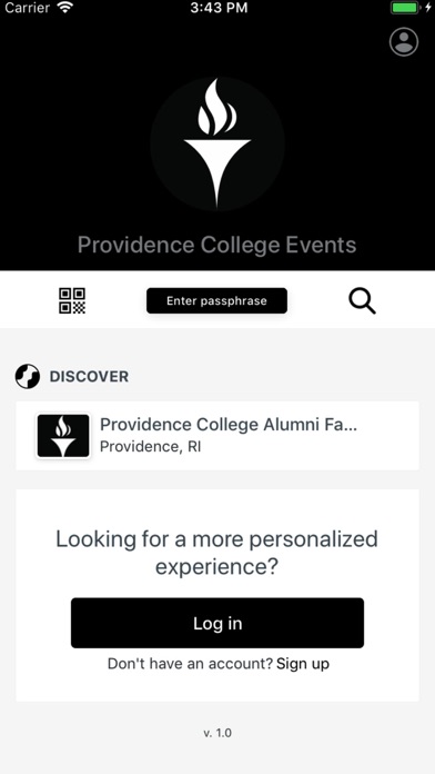 Providence College Events screenshot 2