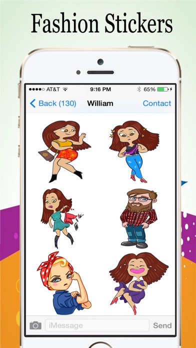 Girl Fashion Stickers screenshot 3