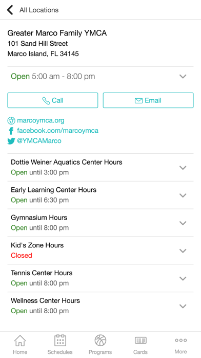 Screenshot #1 pour Greater Marco Family YMCA