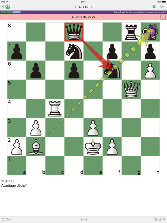 Screenshot #4 pour Combinaisons aux échecs Vol.1