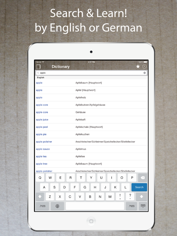 Screenshot #4 pour German English Dictionary Lite
