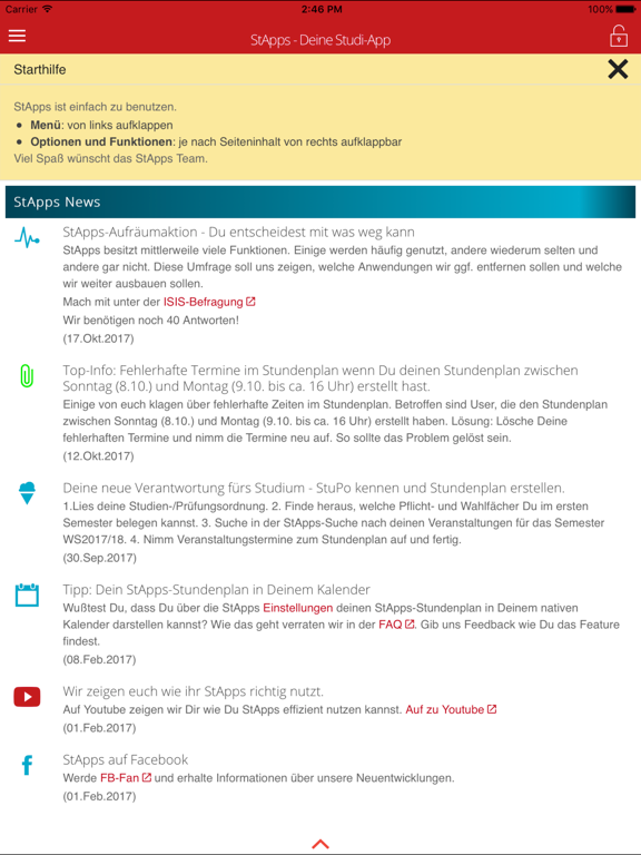 StApps - Studi App TU Berlin