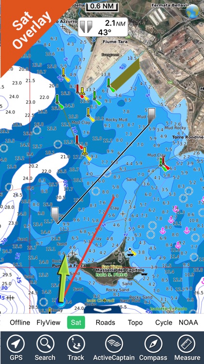 Marine: Puglia HD - GPS Map Navigator