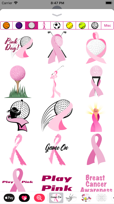 Breast Cancer Sport Ribbons screenshot 3