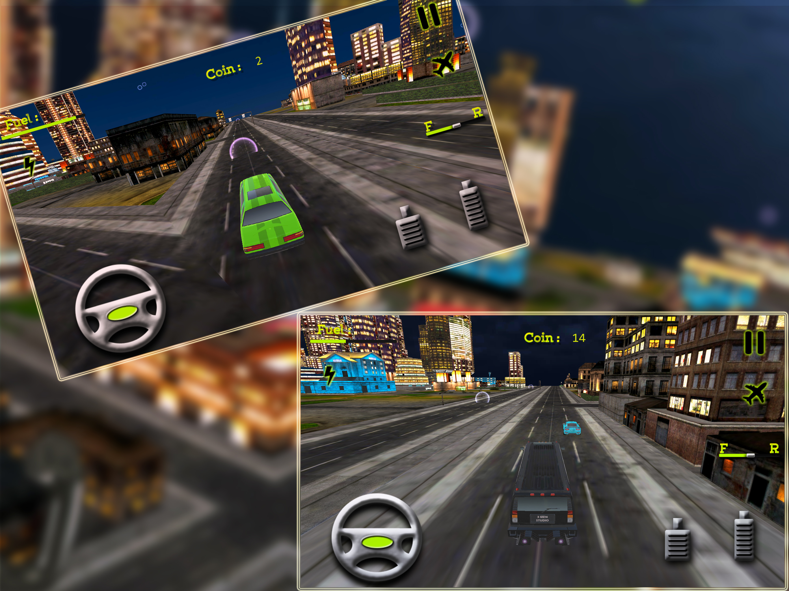 Sport Limo Flying Car 3d 2017 screenshot 6