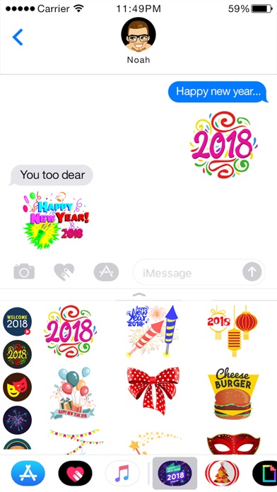 Screenshot #1 pour 2018 Happy New Year Animated