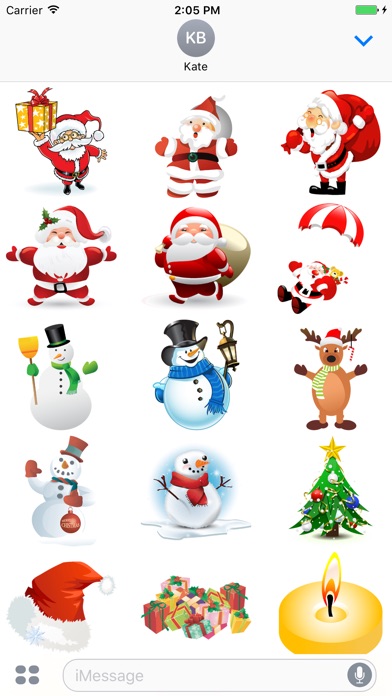 Warm Christmas Stickers screenshot 2