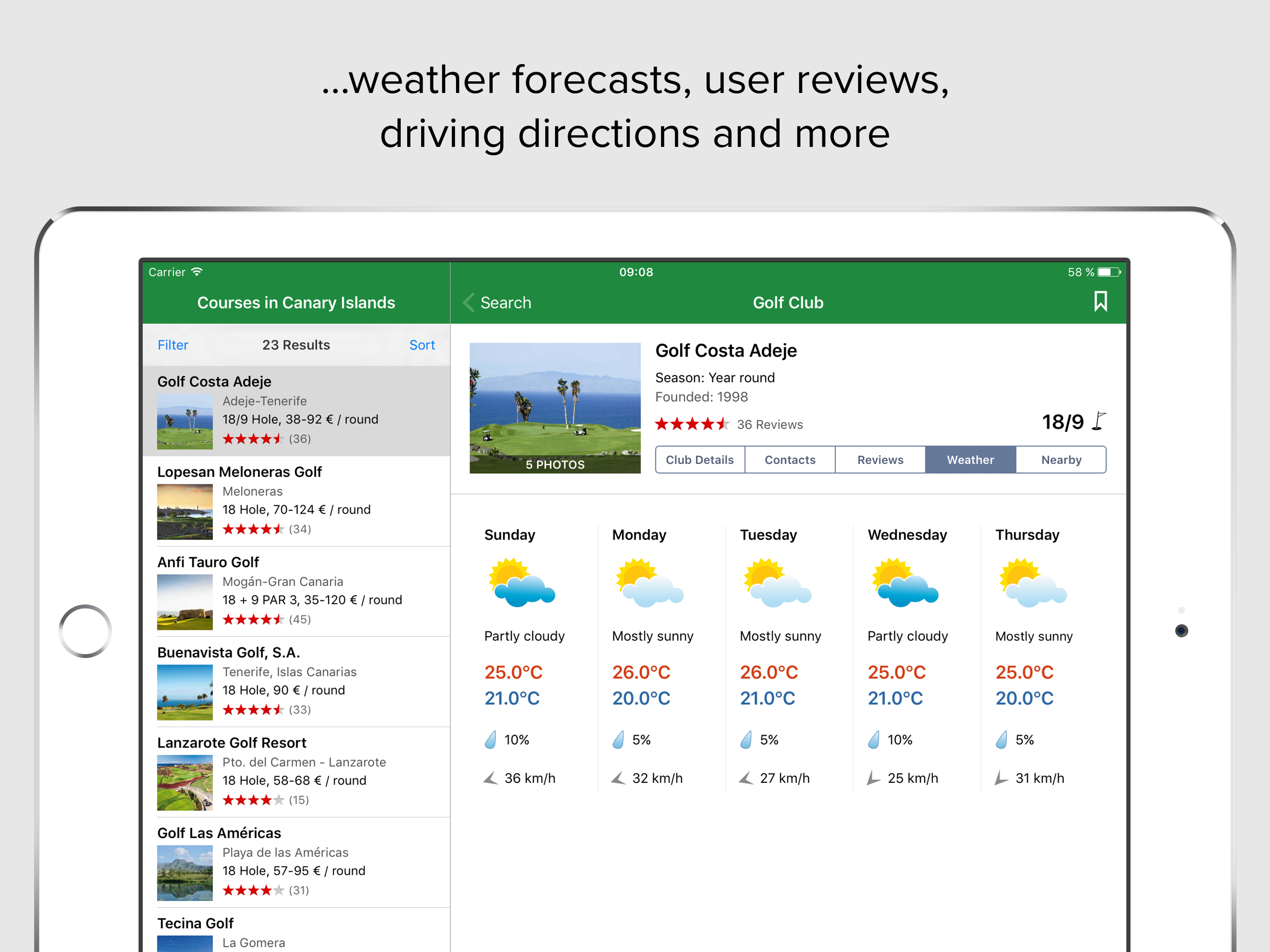 Albrecht Golf Guide for iPad screenshot 4