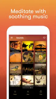 meditation & relaxation music iphone screenshot 1