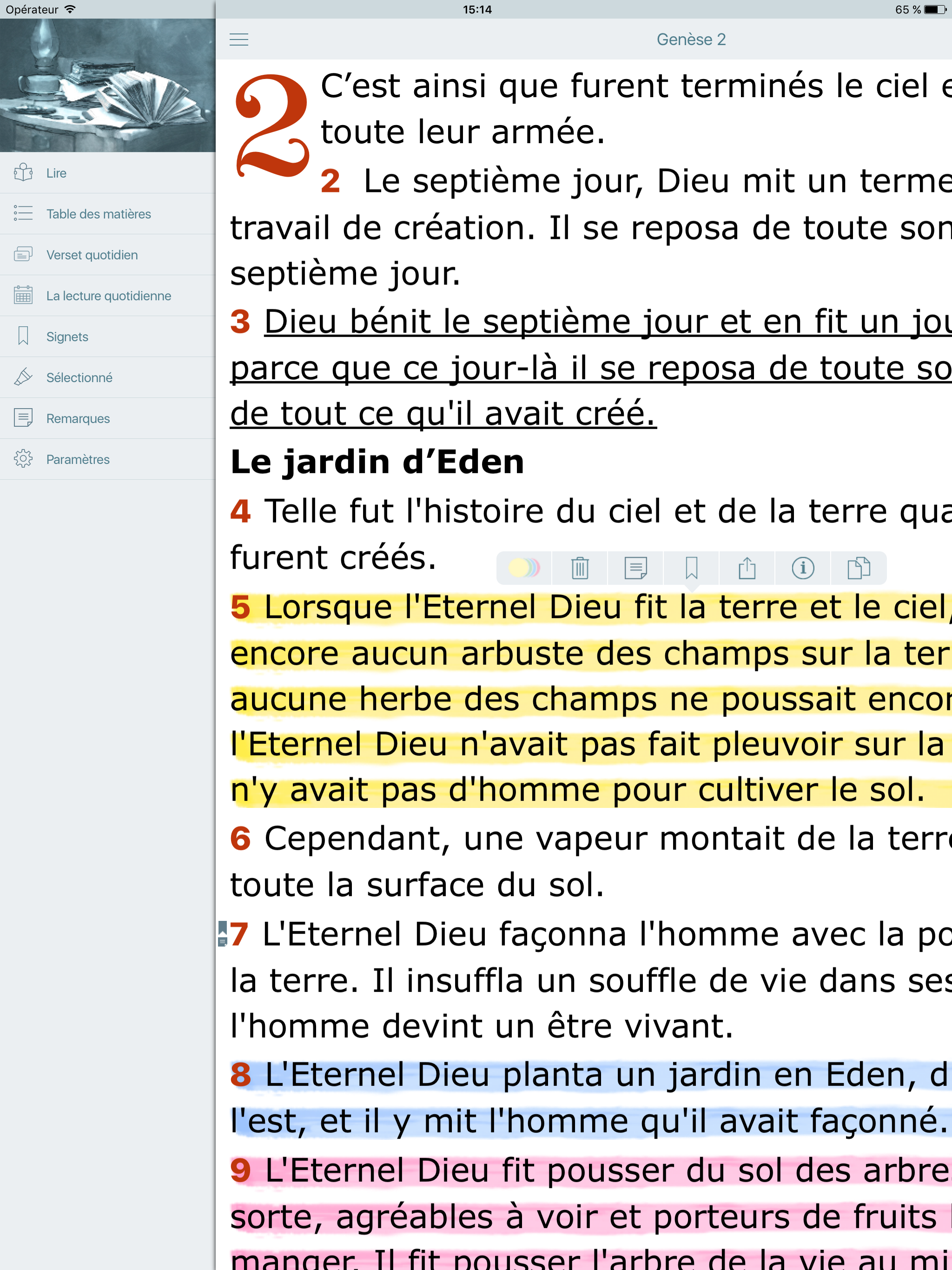 La Bible en Français. L Segond screenshot 8