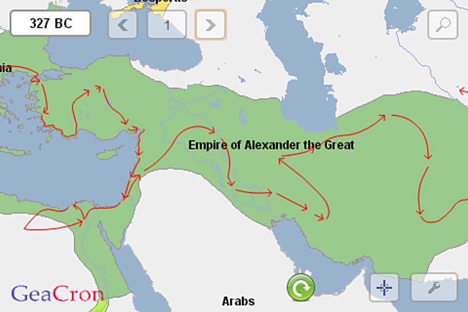 GeaCron History Maps screenshot 3