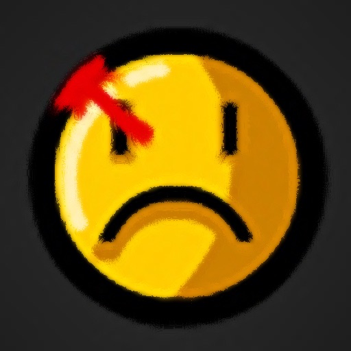 Medium bloody ending icon