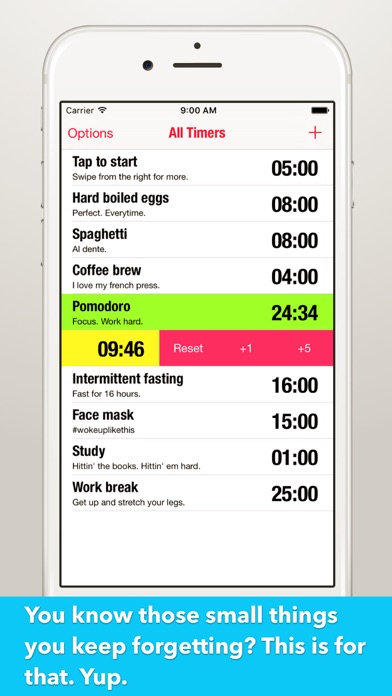 Screenshot #1 pour All Timers - Timers and Alarms