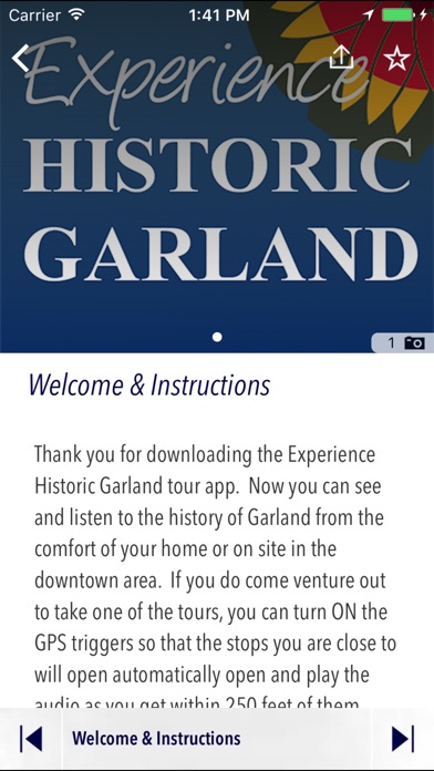 Experience Historic Garland screenshot 2