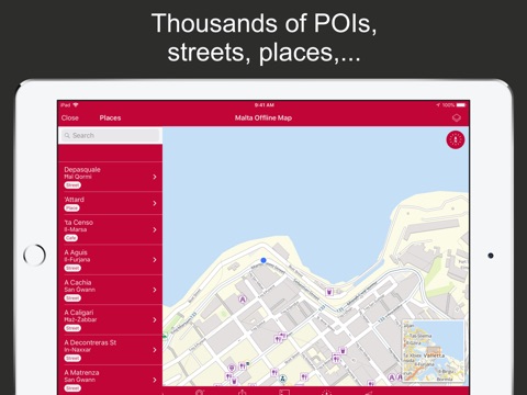 Скриншот из Malta & Gozo Offline Map