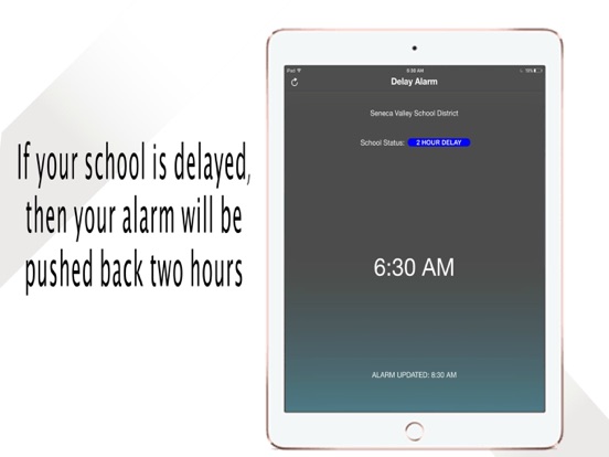 Delay Alarm iPad screenshot 4 - Utilities app