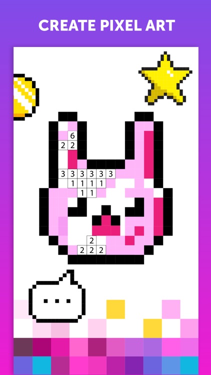 PixelArt Color by Number Game