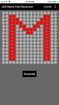LED Matrix Font Generator iphone bilder 0