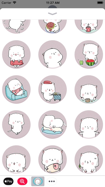 Little Catty Animated Stickers