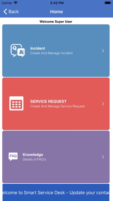 Screenshot #1 pour Novo Cinemas HelpDesk