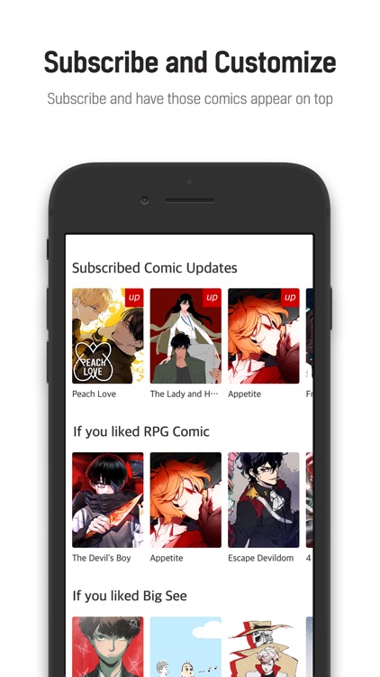 Lezhin Comics-Premium Webtoons screenshot-3