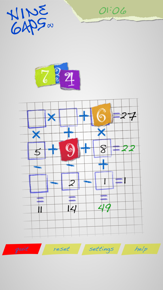 #1. NineGaps (iOS) 由: Quadion Technologies LLC