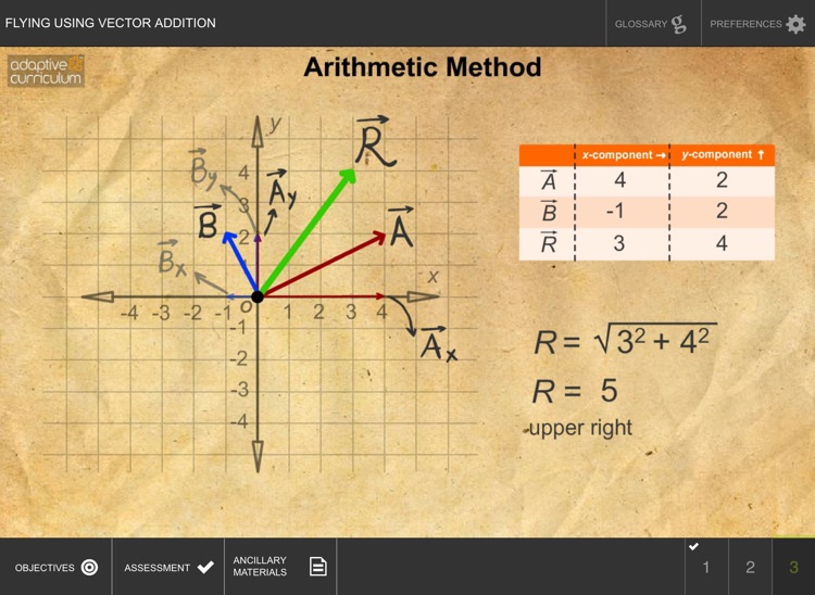 Flying Using Vector Addition screenshot-3